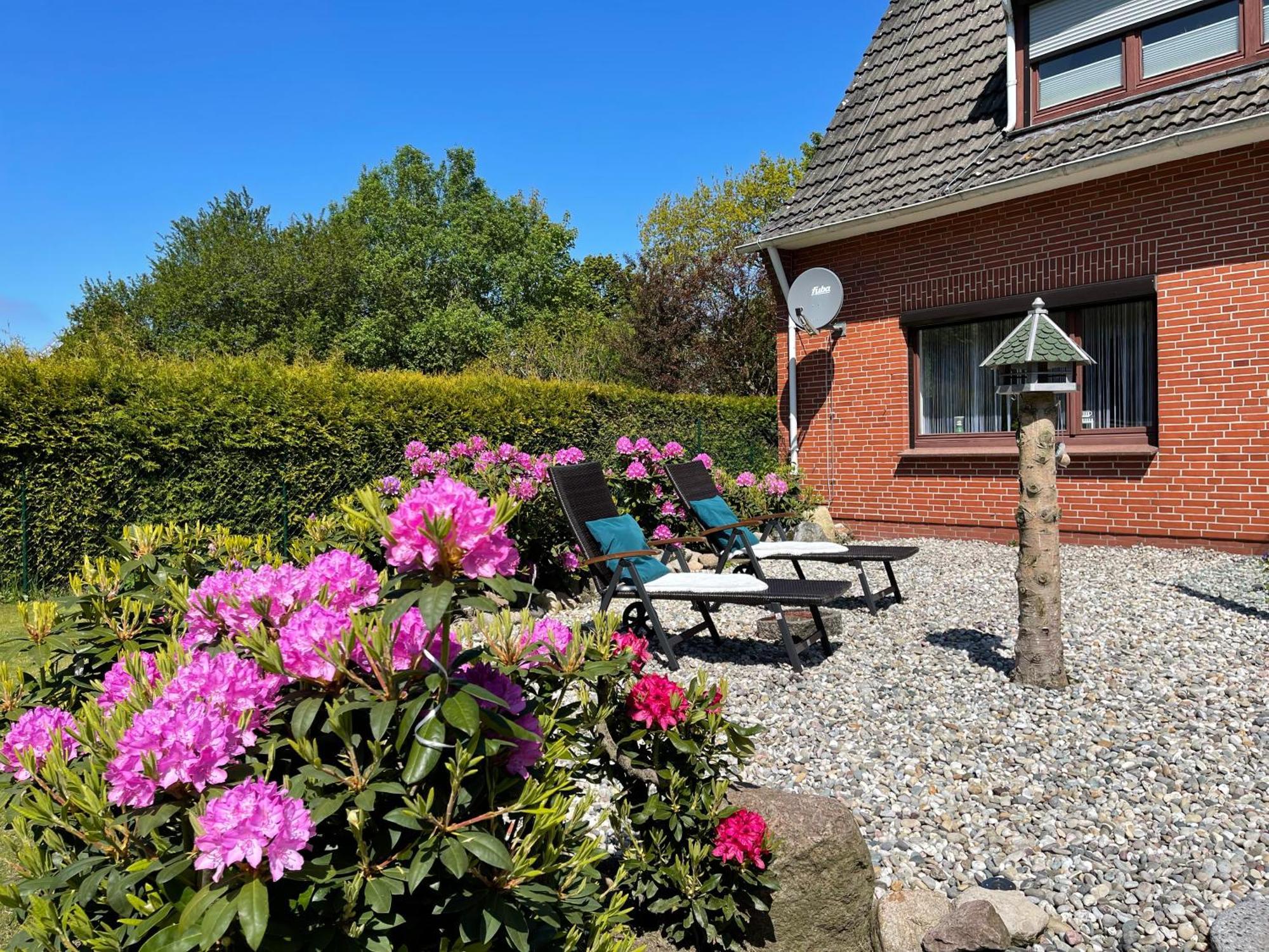 Ferienwohnung Im Erdgeschoss Mit Eingezaeunten Garten Und Terrasse Aurich Exteriör bild