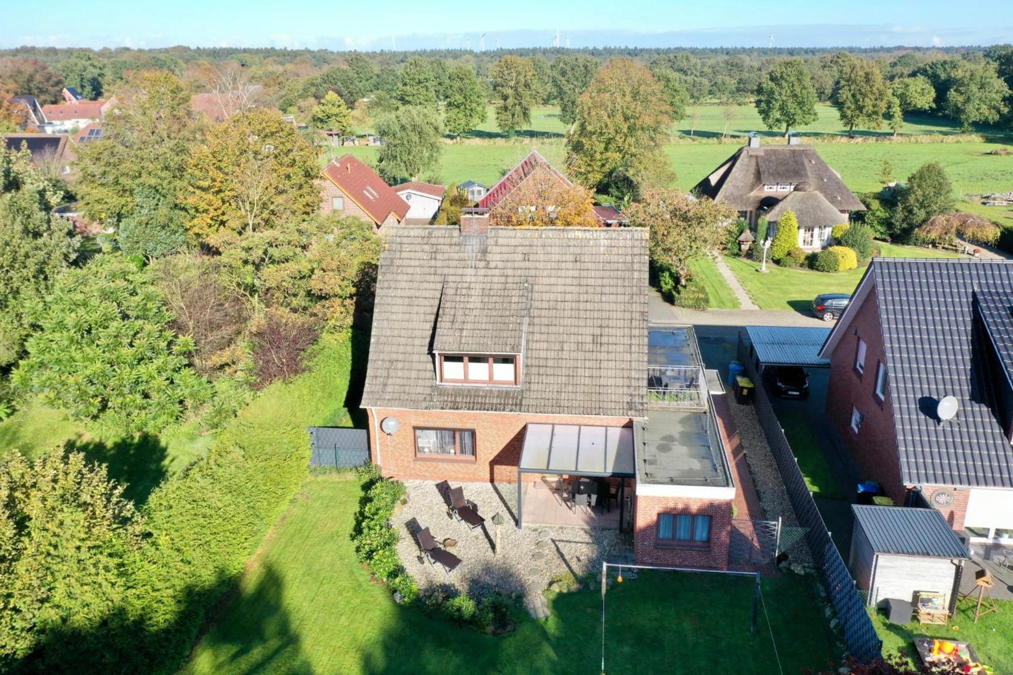 Ferienwohnung Im Erdgeschoss Mit Eingezaeunten Garten Und Terrasse Aurich Exteriör bild