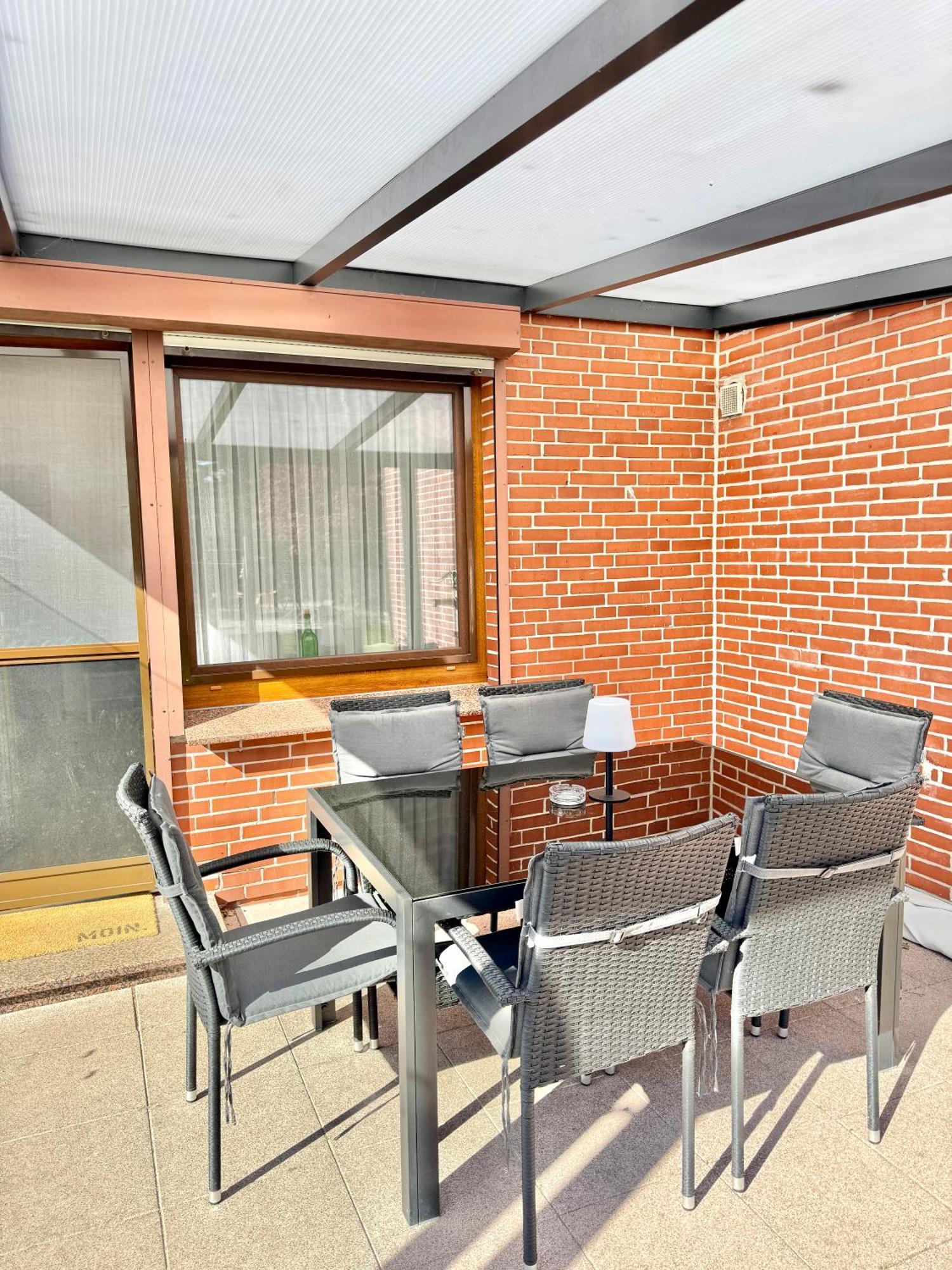 Ferienwohnung Im Erdgeschoss Mit Eingezaeunten Garten Und Terrasse Aurich Exteriör bild